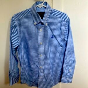 Brooks Brothers XS blue gingham button down shirt